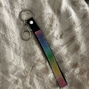 Multicolor Rhinestone Keychain